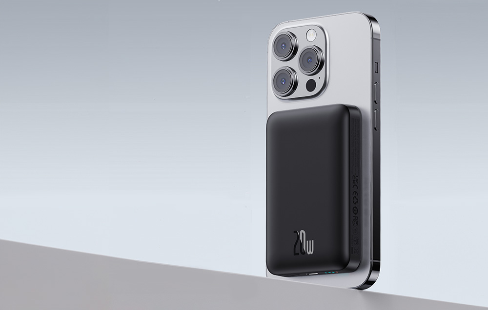 پاوربانک 10000 میلیآمپرساعت باسئوس مدل Baseus Magnetic Portable Charger P10059001113-00 Power Bank