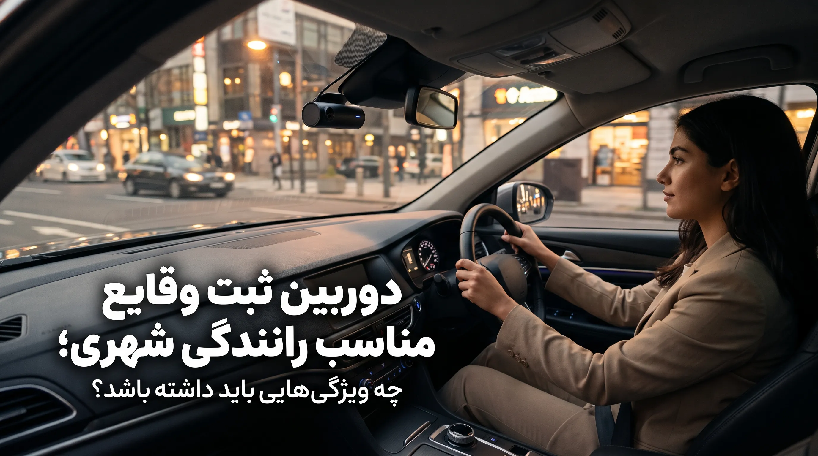 دوربین ثبت وقایع مناسب رانندگی شهری چه ویژگی‌هایی باید داشته باشد؟