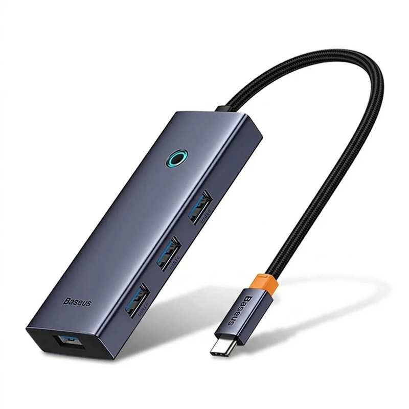 هاب ۶ پورت تایپ C باسئوس مدل Baseus 6-Port Type-C HUB Adapter BS-OH118