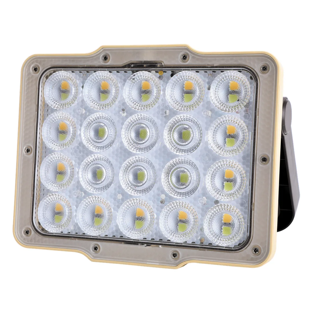 چراغ خورشیدی گرین لاین مدل Green Lion Solar Flood Light 4800mAh 43 LED Black
