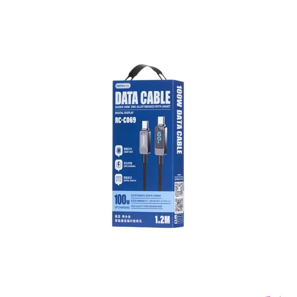 کابل شارژ دو سرType‑C مدلRemax Suxien Series RC-C069