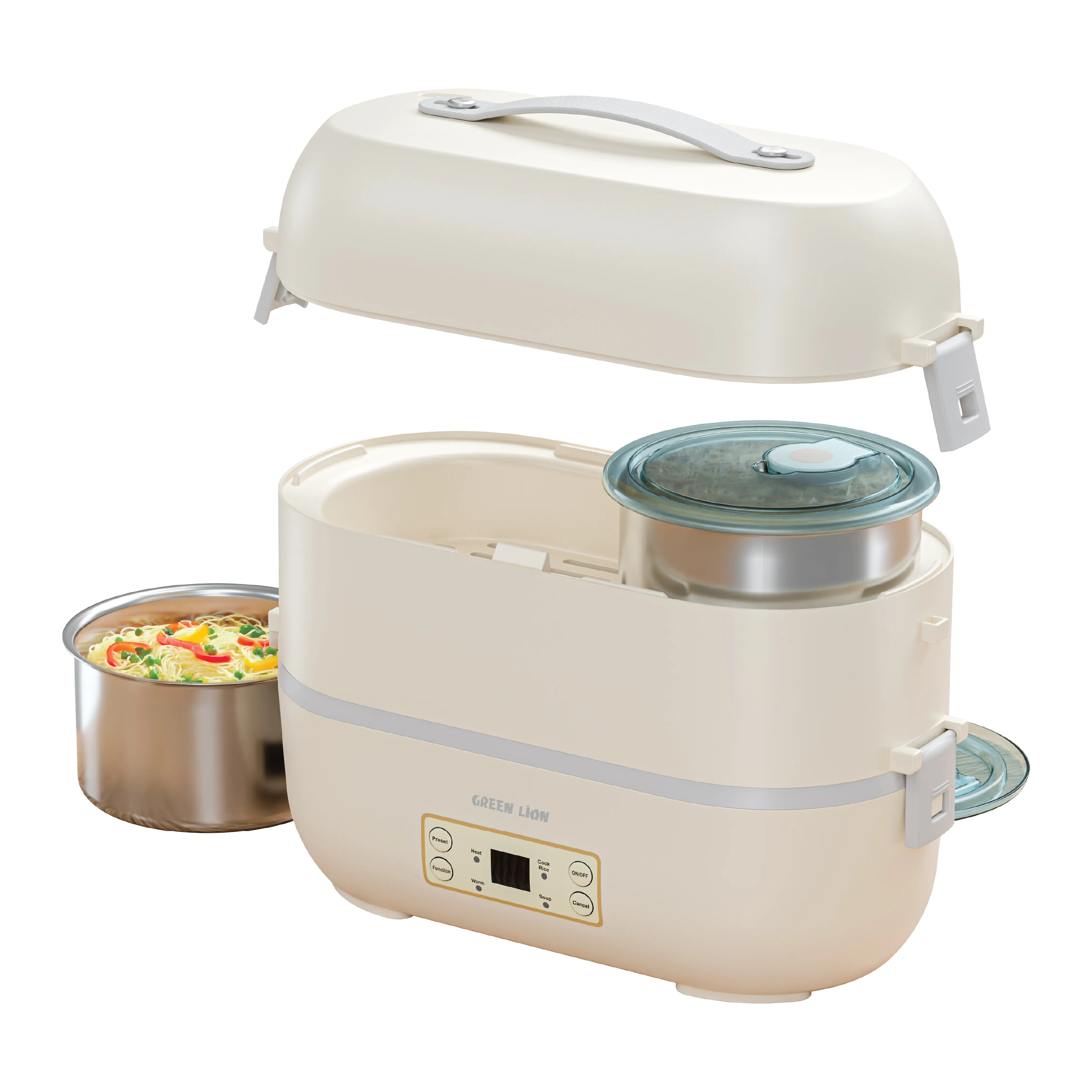 لانچ باکس گرین لاین مدل Green Lion GLB-25 Lunch Box