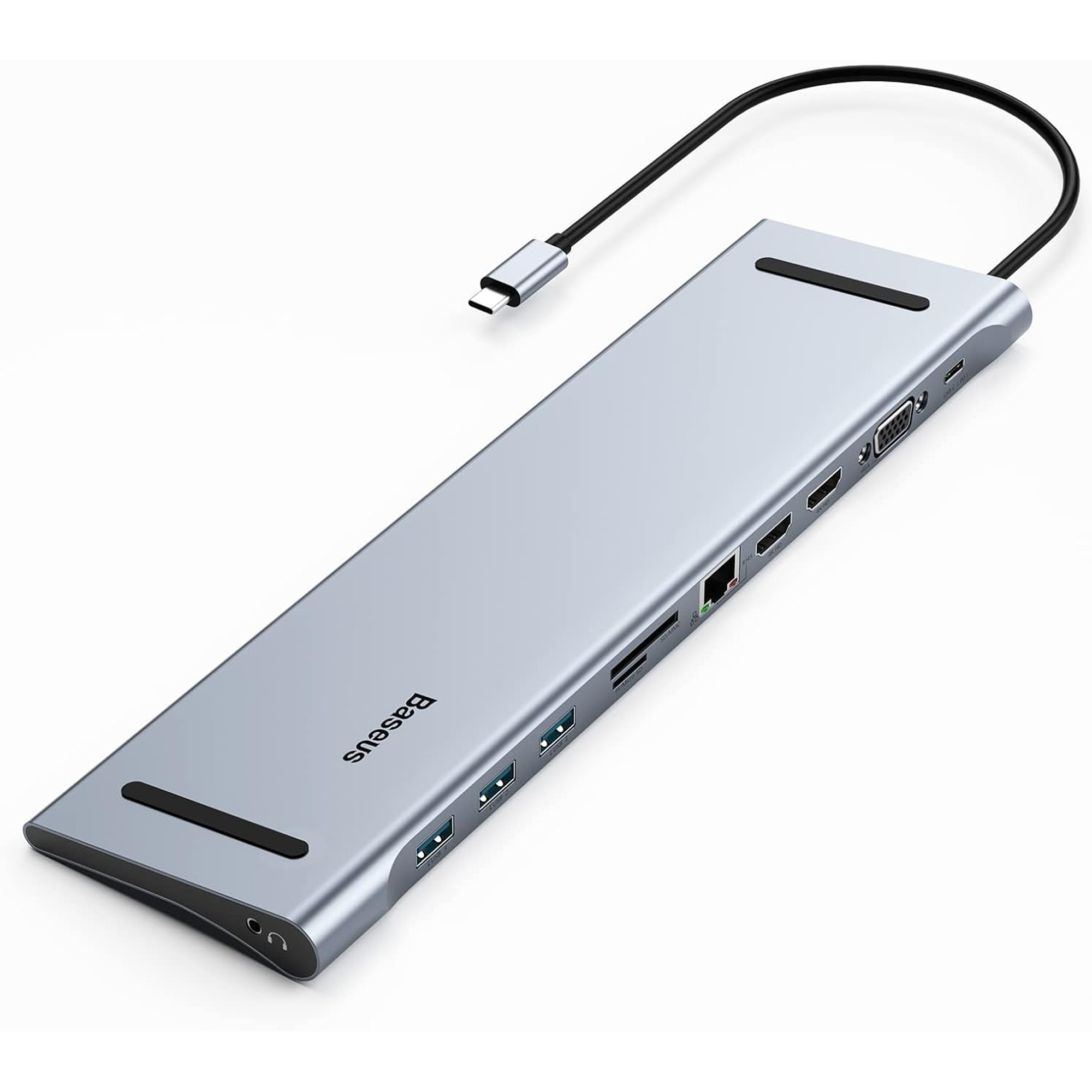 هاب 11 پورت باسئوس مدل Baseus C-C3UE2HVMS01 USB-C Hub