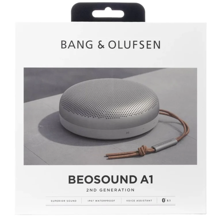 اسپیکر بلوتوثی بنگ اند آلفسن مدل Bang & Olufsen Beosound A1 (Grey Mist) 3