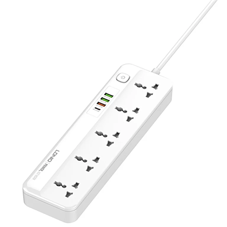 چندراهی برقی و شارژر الدینیو مدل LDNIO  Power Strip SC5415 2
