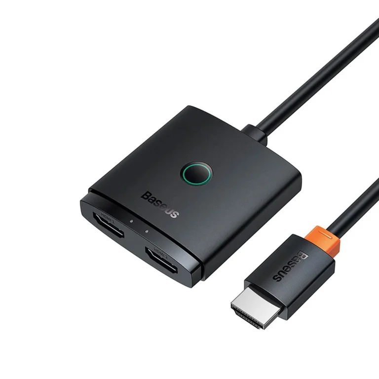 سوییچ دو پورت HDMI باسئوس مدل Baseus AIRJOY- BS-OH114HDMI Switch 1