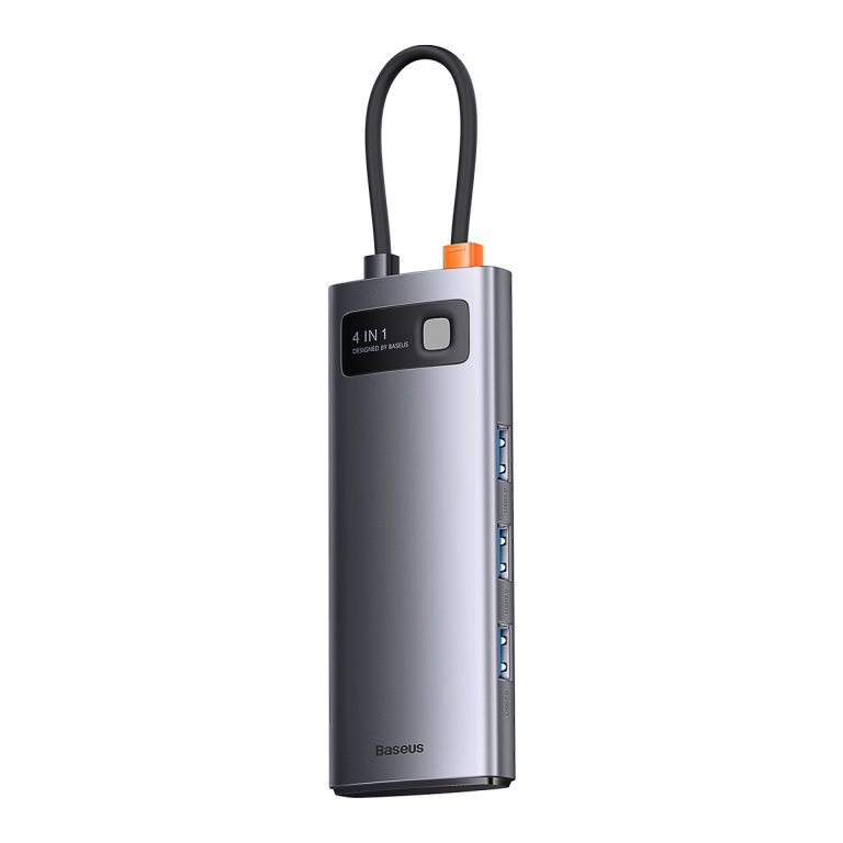 هاب 4 پورت تایپ سی بیسوس مدل BS-OH066 MetalGleam 1