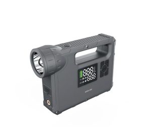 Green Lion JX-84 12V Jump Starter - 4L Gasoline, 3L Diesel Engines, 16000mAh - Grey