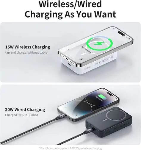 پاوربانک 20000 میلی‌آمپرساعت وایرلس مگنتی مک دودو مدل Mcdodo MC-5021 Power Bank