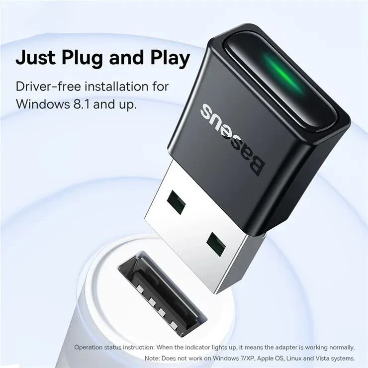 دانگل بلوتوث USB ورژن 5.3 باسئوس BA07 ZJBA010001