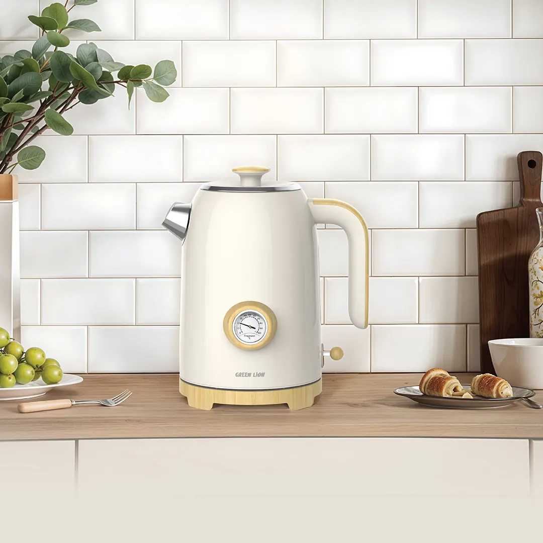 کتری برقی گرین لاین مدل Green Lion Classic Kettle Beige